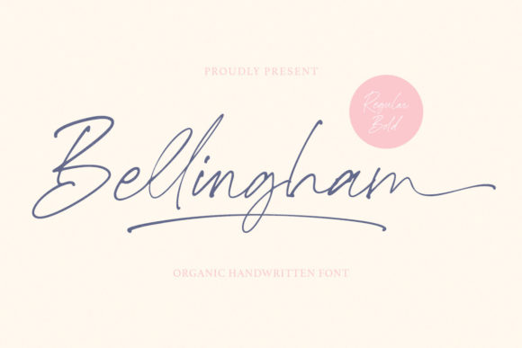 Bellingham Script: An Organic Handwritten Font with Character