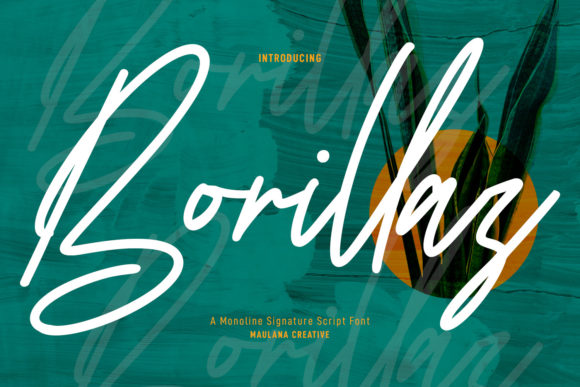 Borillaz Script: Elegance in Every Handwritten Letter