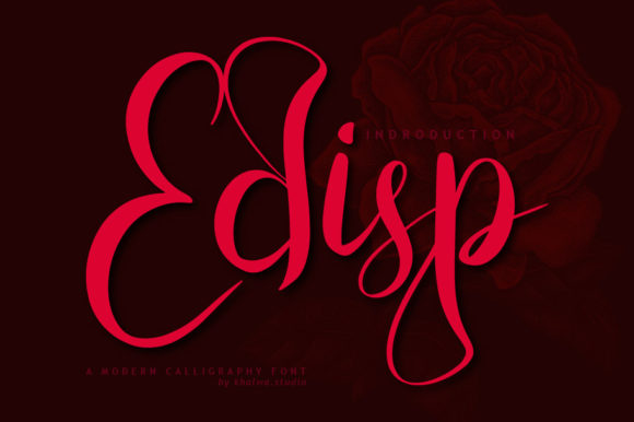 Edisp Script: A Handwritten Font with Timeless Character