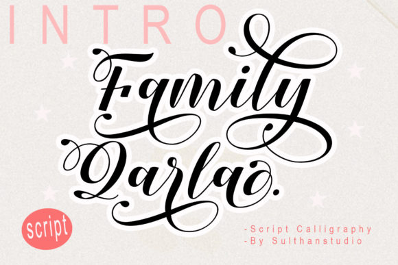 Family Qarla Script: A Designer's Guide to This Elegant Font
