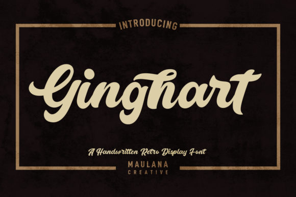 Ginghart Script: Balancing Retro Charm with Modern Design Needs