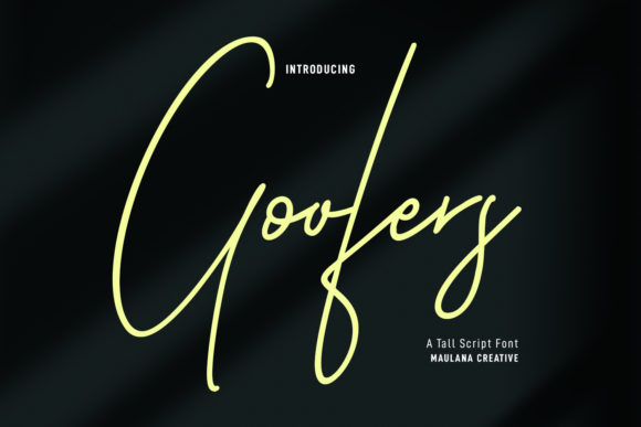 Goofers Script: A Font That Blends Luxury with Personality