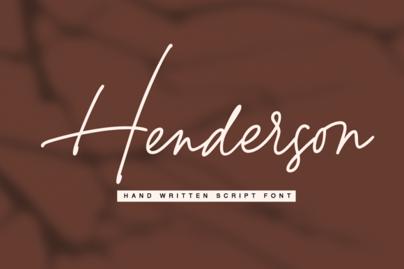 Henderson Script: The Stylish Choice for Modern Branding
