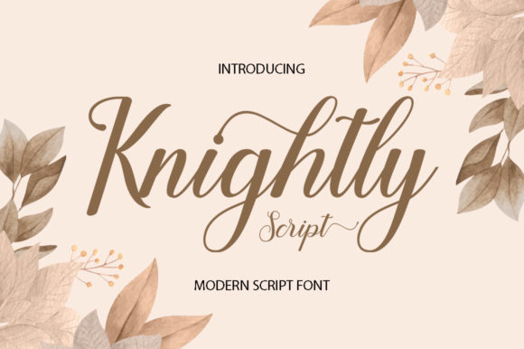 Knightly Script: Weaving Elegance into Your Brand's Story