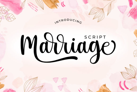 Marriage Script: The Handwritten Font for Modern Designs
