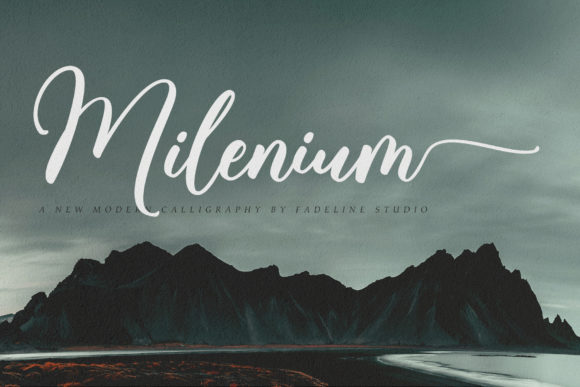 Milenium Script: A Dazzling Script for Modern Design