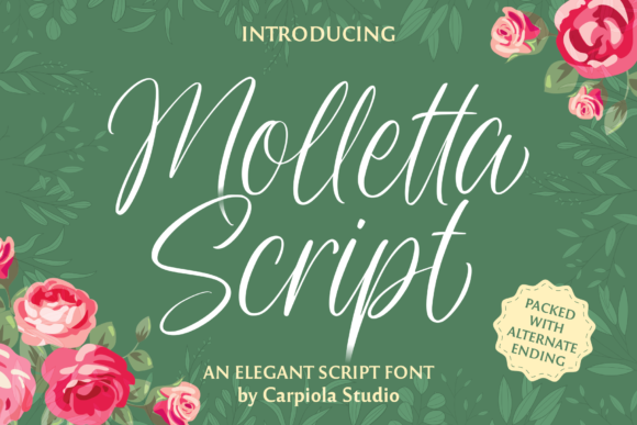 Molleta Script: Crafting Timeless Elegance in Design