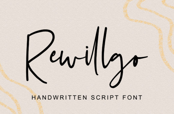 Rewillgo Script: A Creative Font for Authentic Brand Stories