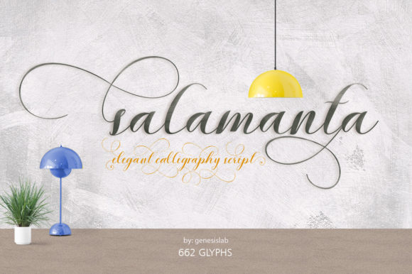 Salamanta Script: A Modern Font for Inviting Designs