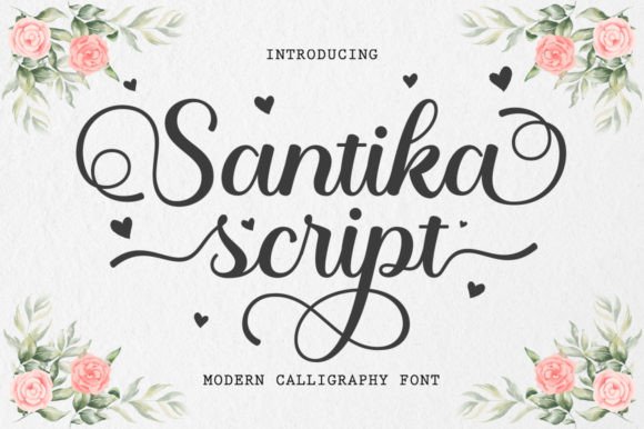 Santika Script: Where Timeless Calligraphy Meets Modern Design