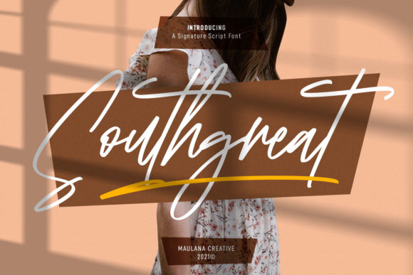 South Great Signature Script: A Modern Calligraphic Essential