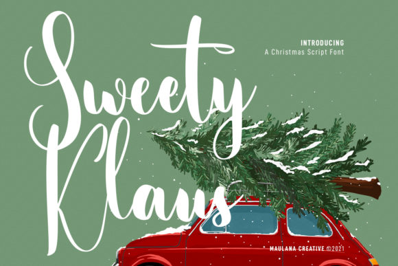 Sweety Klaus Script: A Stylish Font for Modern Creative Projects