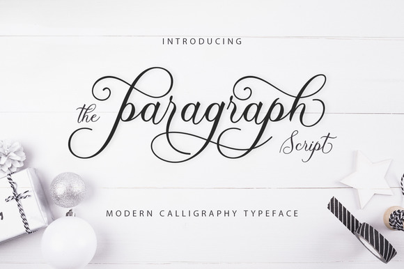The Paragraph Script: An Elegant Typeface for Timeless Design