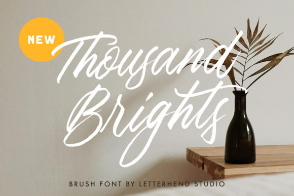 Thousand Brights Script: A Font with Authentic Handwriting Style